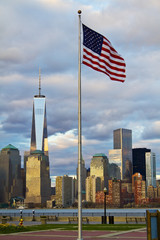 World Trade Center Freedom Tower in Lower Manhattan New York Cit