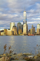 Obraz premium World Trade Center Freedom Tower in Lower Manhattan New York Cit