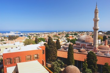 Rhodes, view of Suleiman Mosque