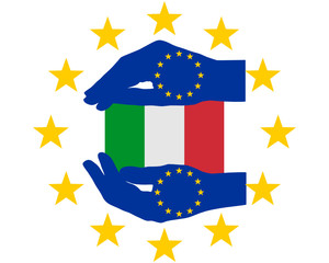 Europäische Hilfe für Italien
