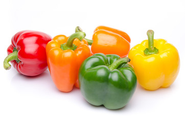 Peppers of different colors