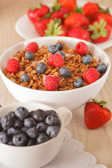 muesli with berries