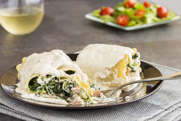 Kalua Pork Lasagna Roll