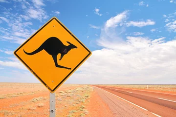 Fotobehang Australian endless roads © totajla