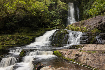 Fototapeta na wymiar McLean Falls in Catlins, New Zealand