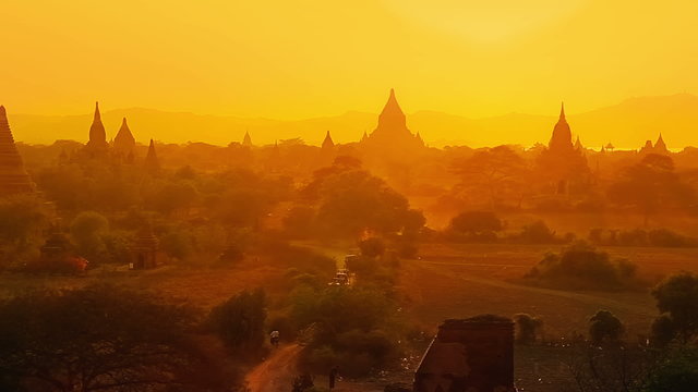 Sunset in Bagan