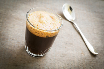 Cup of black coffee