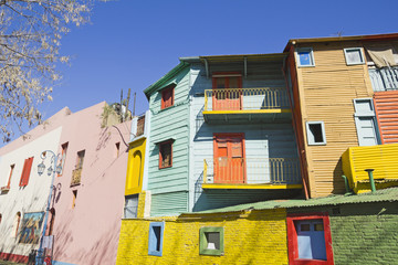 Fototapeta na wymiar Caminito, dzielnica La Boca, Buenos Aires, Argentyna