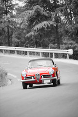 Red classic car