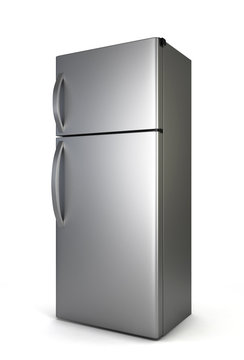 Steel fridge