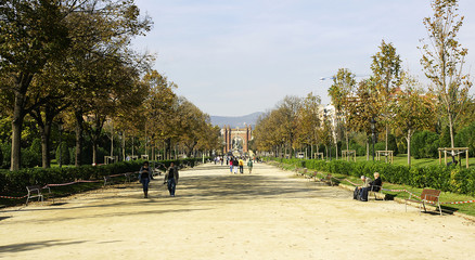 Paseo del Parque de la Ciudadela, Barcelona