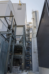 Part of industrial power plant or factory.