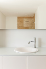 sink of a modern bathroom