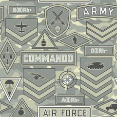Wallpaper murals Military pattern seamless military pattern 11