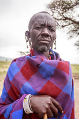 Portrait of young Masai