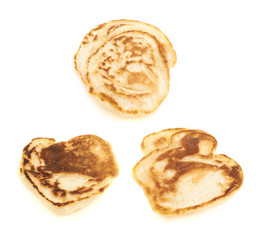 Small pancakes isolated