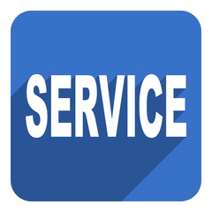 Fototapeta premium service flat icon
