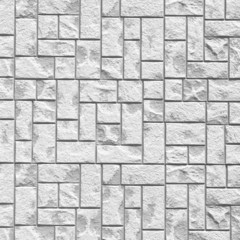 new modern white tiles wall background and texture