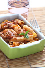 Pasta al forno con tritato