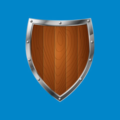 wooden shield