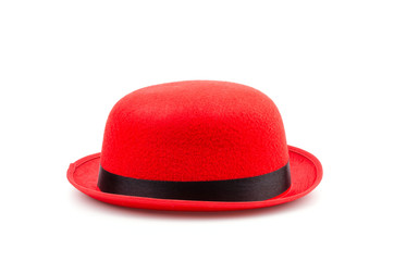 Red hat isolated white background