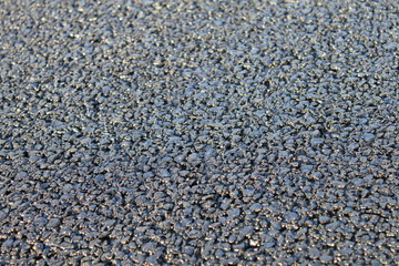 敷きたてのアスファルト