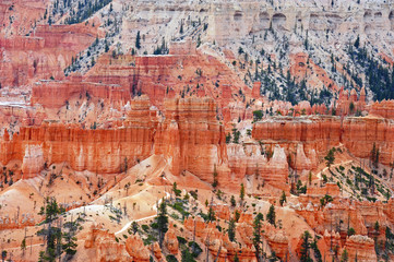 Sunset Canyon at Bryce Canyon National park, Utah.