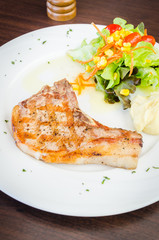 Pork chops steak
