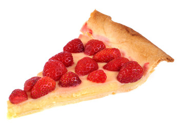 Part de tarte aux fraises