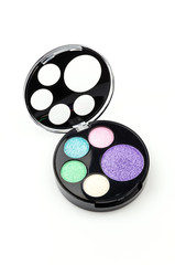 Isolated eye shadow makeup