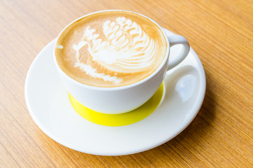 Latte coffee