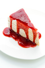 Strawberry Crepe cake
