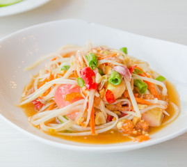 green papaya salad