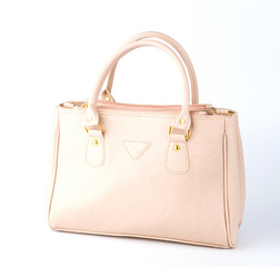 Handbag isolated white background