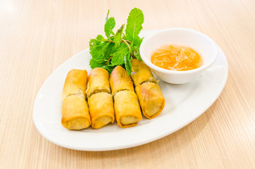 Fried spring rolls