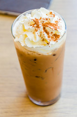Iced coffee mocha