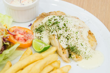 Grill seabass