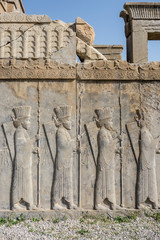 Stone carving in Persepolis, Iran