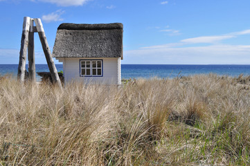 Hütte am Strand