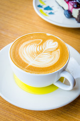 Latte coffee