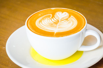 Latte coffee
