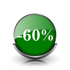 60 percent discount icon
