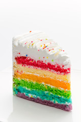 Rainbow cakes