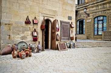 Trade bench in the old city