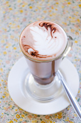 Hot chocolate drink