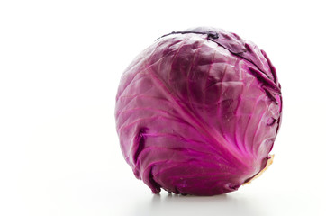 Cabbage isolated on white