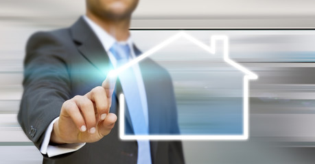 Businessman real estate&nbsp;concept