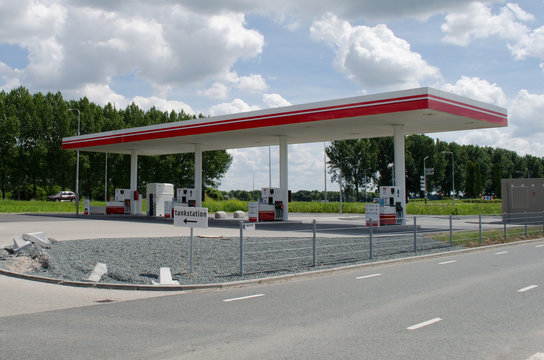 gas station