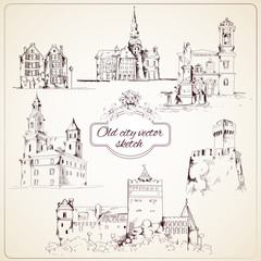 Old city sketch