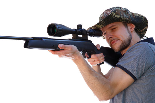 Smart shooter aiming telescopic rifle